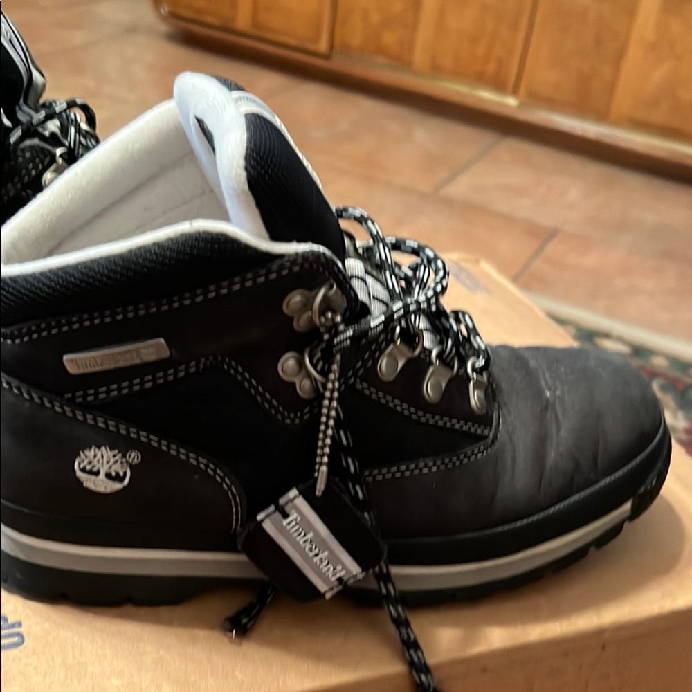 Timberland Men's Black Leather Boots